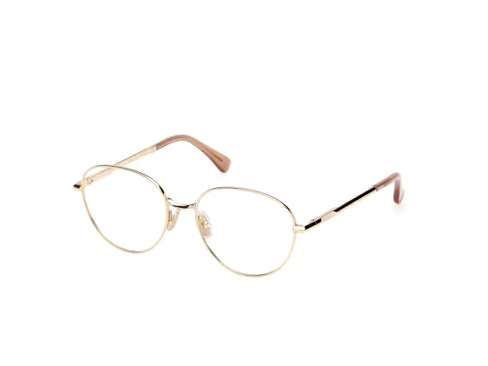 Max Mara Donna MM5245 32 Montature da vista Metallo Oro Rotonda Normale