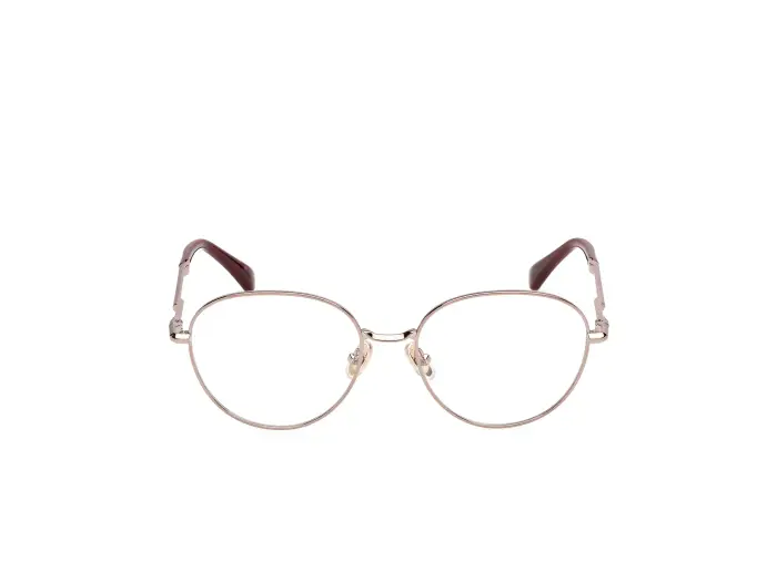 Max Mara Donna MM5245 36 Montature da vista Metallo Bronzo Rotonda Normale