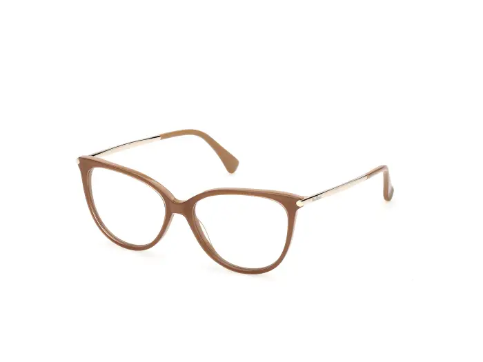Max Mara Donna MM5247 46 Montature da vista Marrone Rotonda Normale
