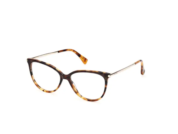Max Mara Donna MM5247 56 Montature da vista Havana Rotonda Normale