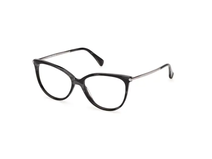 Max Mara Donna MM5247 63 Montature da vista Nero Rotonda Normale
