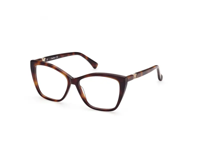 Max Mara Donna MM5036 052 Montature da vista Acetato Havana Squadrata Normale