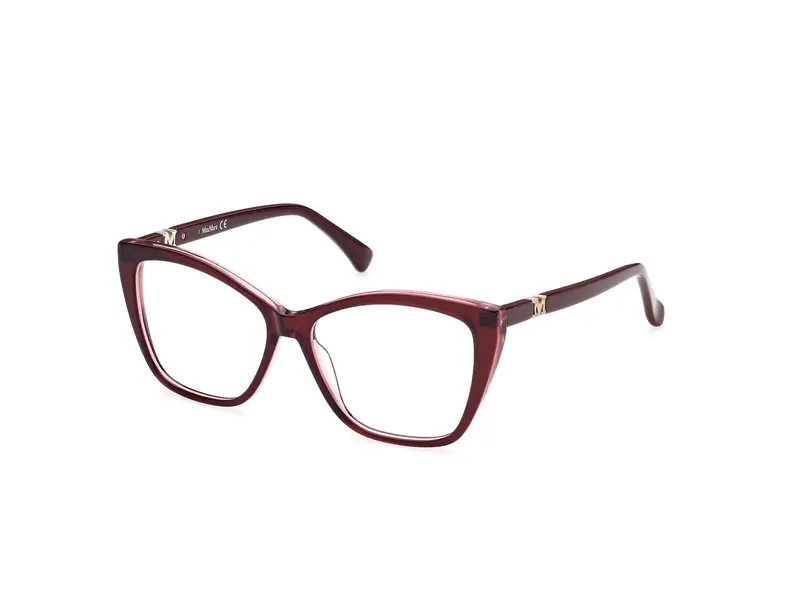 Max Mara Donna MM5036 066 Montature da vista Acetato Rosso Squadrata Normale