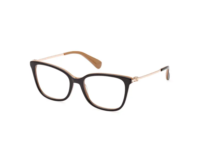 Max Mara Donna MM5079 050 Montature da vista Acetato Marrone Squadrata Normale