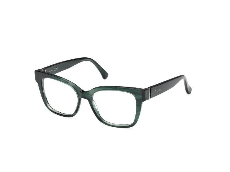 Max Mara Donna MM5206 098 Montature da vista Acetato Verde Squadrata Normale