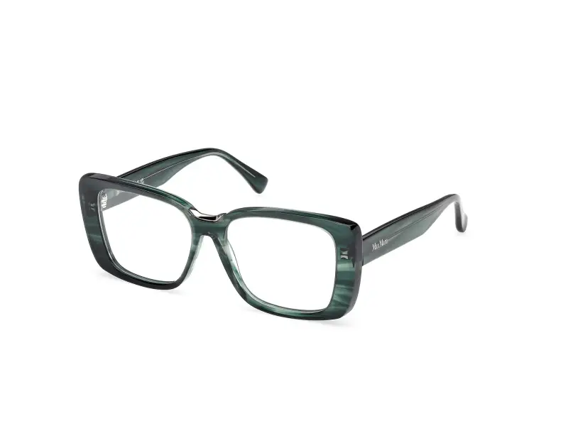 Max Mara Donna MM5208 098 Montature da vista Acetato Verde Farfalla Normale