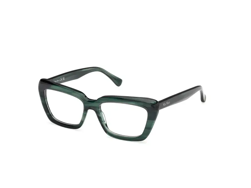 Max Mara Donna MM5210 098 Montature da vista Acetato Verde Cat Eye Normale