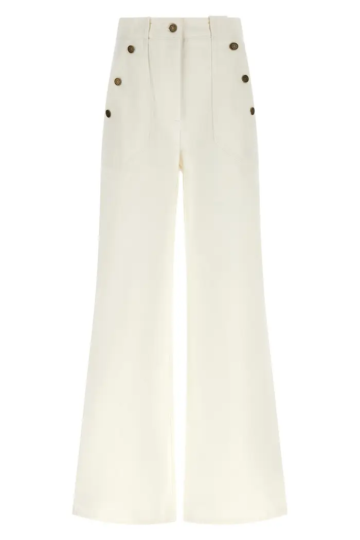 MAX MARA Pantalone Mxmbadesse Bianco