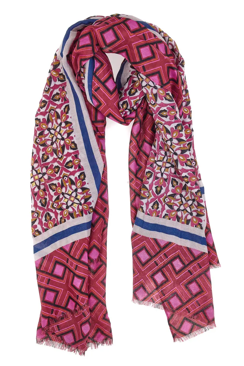 CLASS Maxi Foulard Fuxia Da Donna GianMarco Venturi 62926