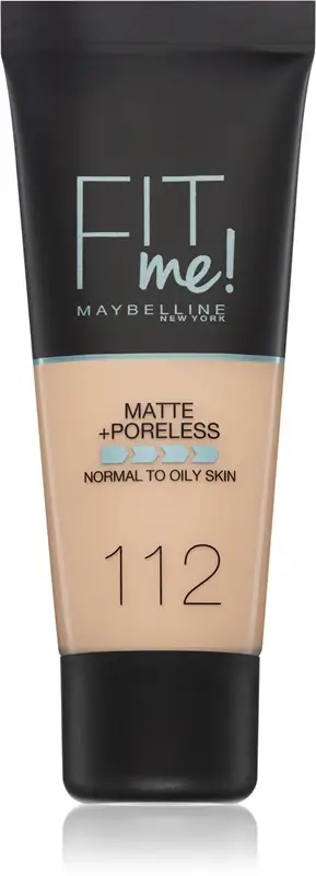 Maybelline Fit Me! Fondotinta Matte + Poreless 112 Soft Beige 30 ml