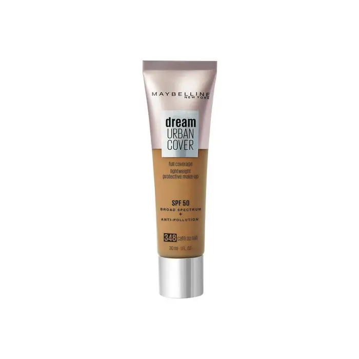 Fondotinta & primer Maybelline New York Dream Urban Cover Foundation - 348 Café au Lait Marrone