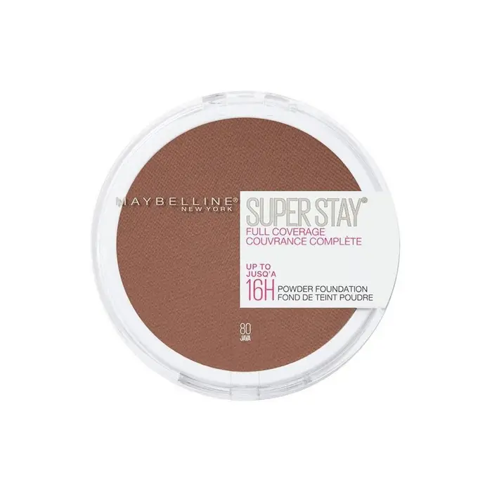 Fondotinta & primer Maybelline New York Superstay 16H Powder Foundation - 80 Java Marrone