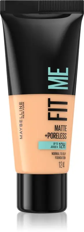 Maybelline Unifying makeup with Fit Me! (Matte & Poreless Make-Up) 30 ml - Tonalità 124 Soft Sand