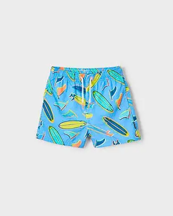 Boxer mare azzurro con fantasia surf