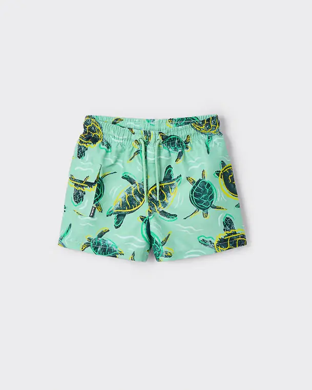 Boxer mare Mayoral verde acqua con fantasia tartarughe