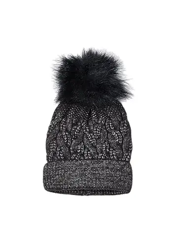 Mayoral Cappello pompon bambina Grigio Antracite