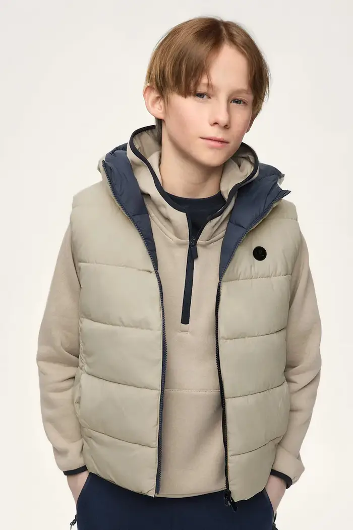 Mayoral gilet con cappuccio per bambini Beige