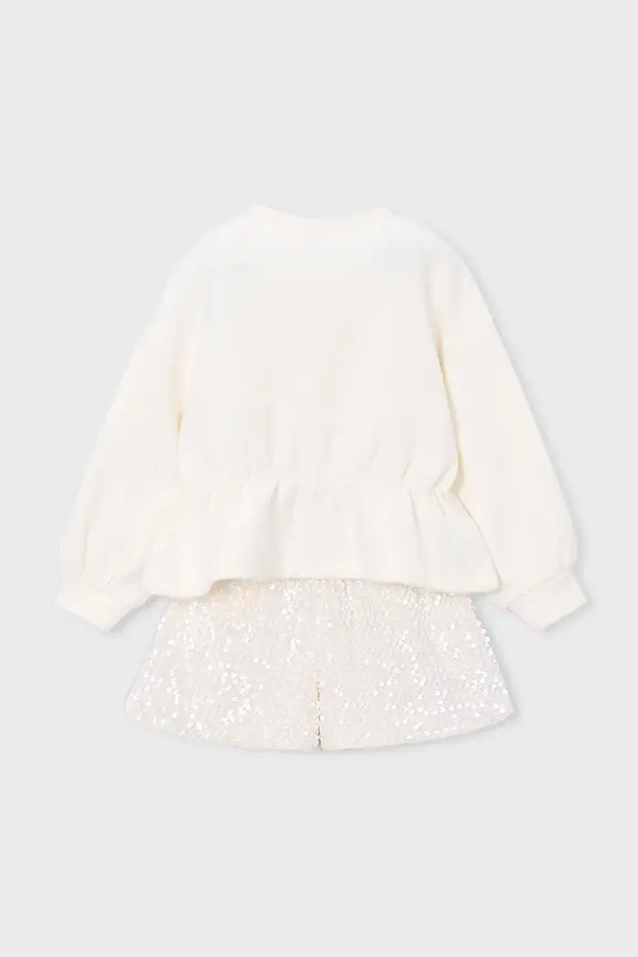 Mayoral set per bambini con viscosa Beige