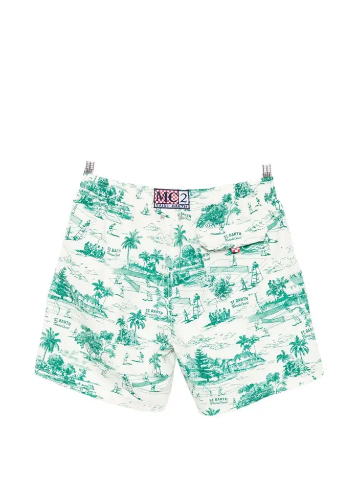 Boxer mare a righe con coulisse miniatura 3