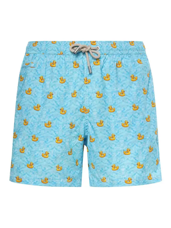 Costume da bagno stampato Azzurro