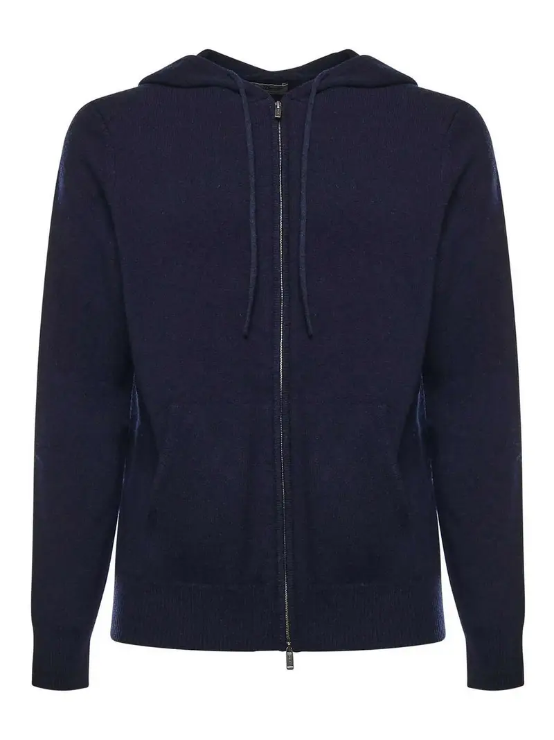 Mc2 Saint Barth Felpa con zip Notting Blu