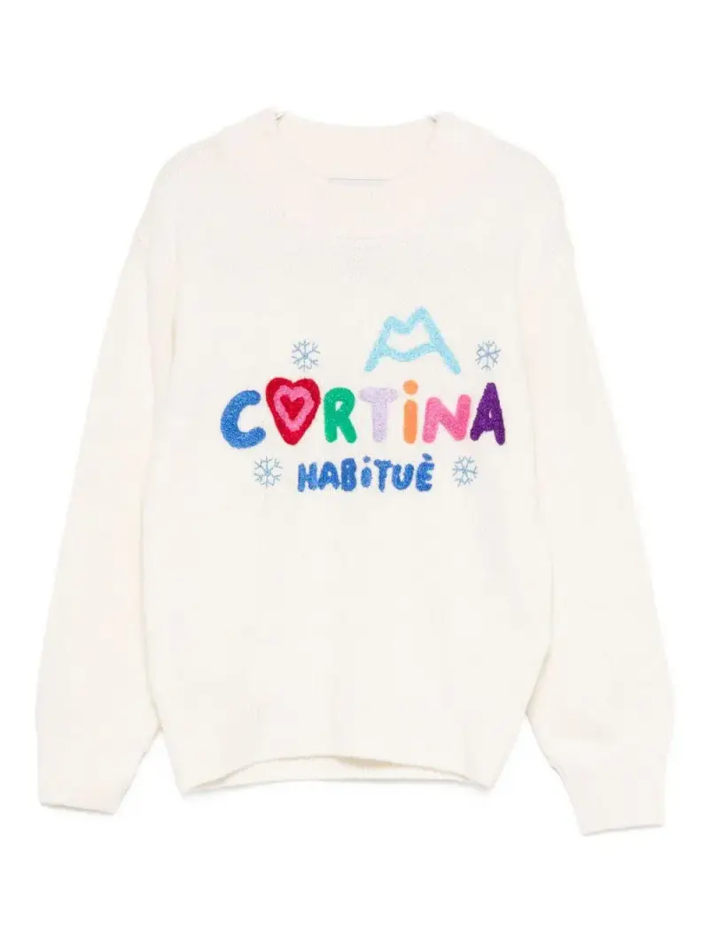 MC2 SAINT BARTH KIDS Maglione panna per bambino
