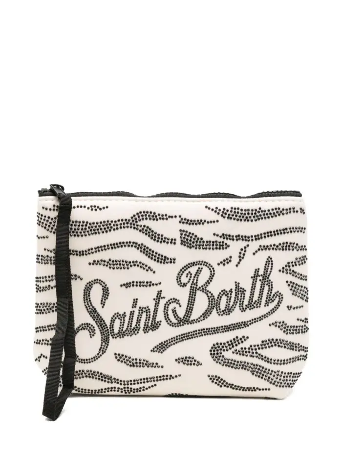 MC2 SAINT BARTH KIDS Pochette con strass e zip