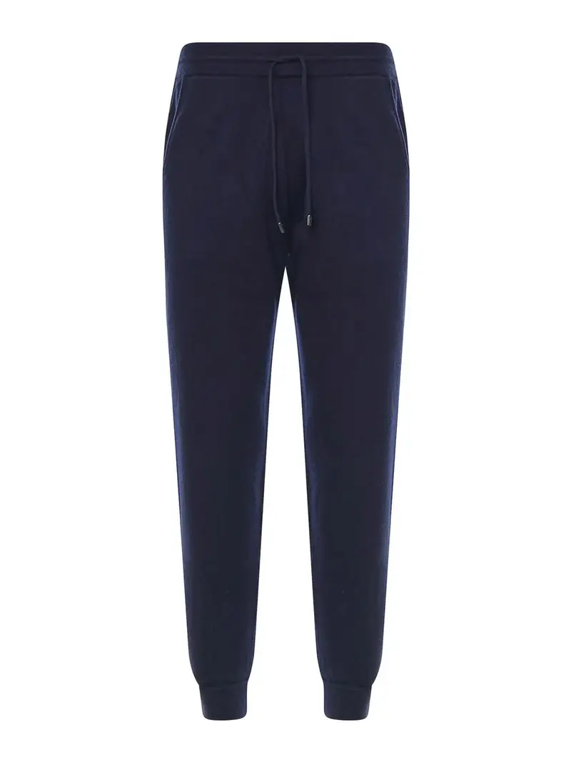 Mc2 Saint Barth Pantaloni da jogging in lana Blu