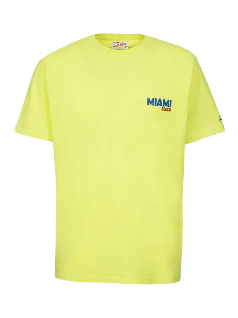 Mc2 Saint Barth T-shirt Uomo Giallo 3293047