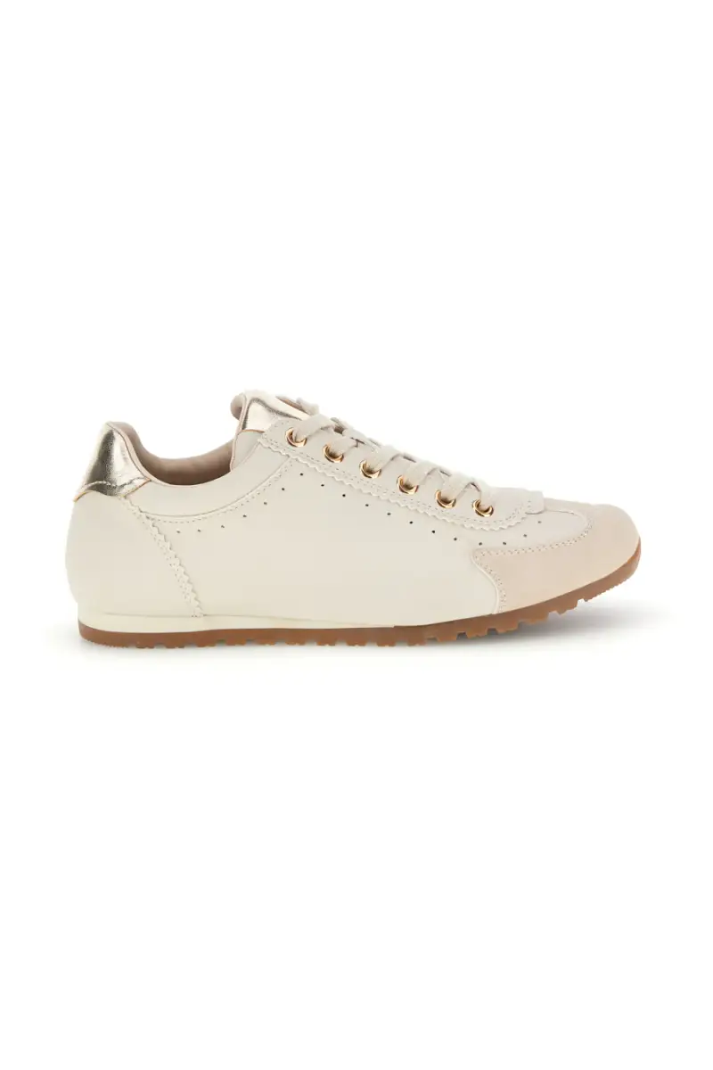 ME & ME Sneakers beige in materiale sintetico con dettagli metallici TW26S801502 [BEIGE]