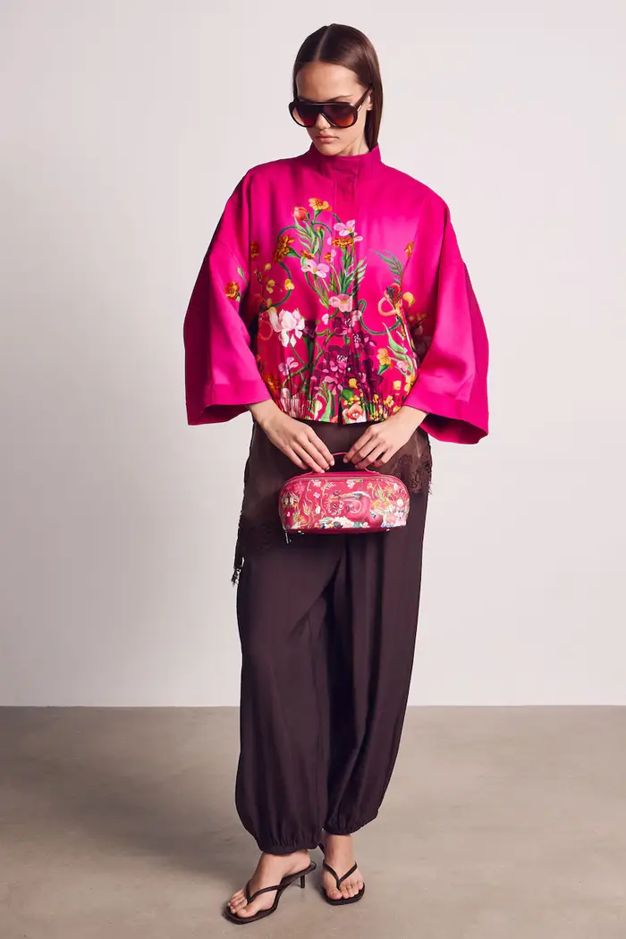Medicine giacca bomber da donna con viscosa Multicolore