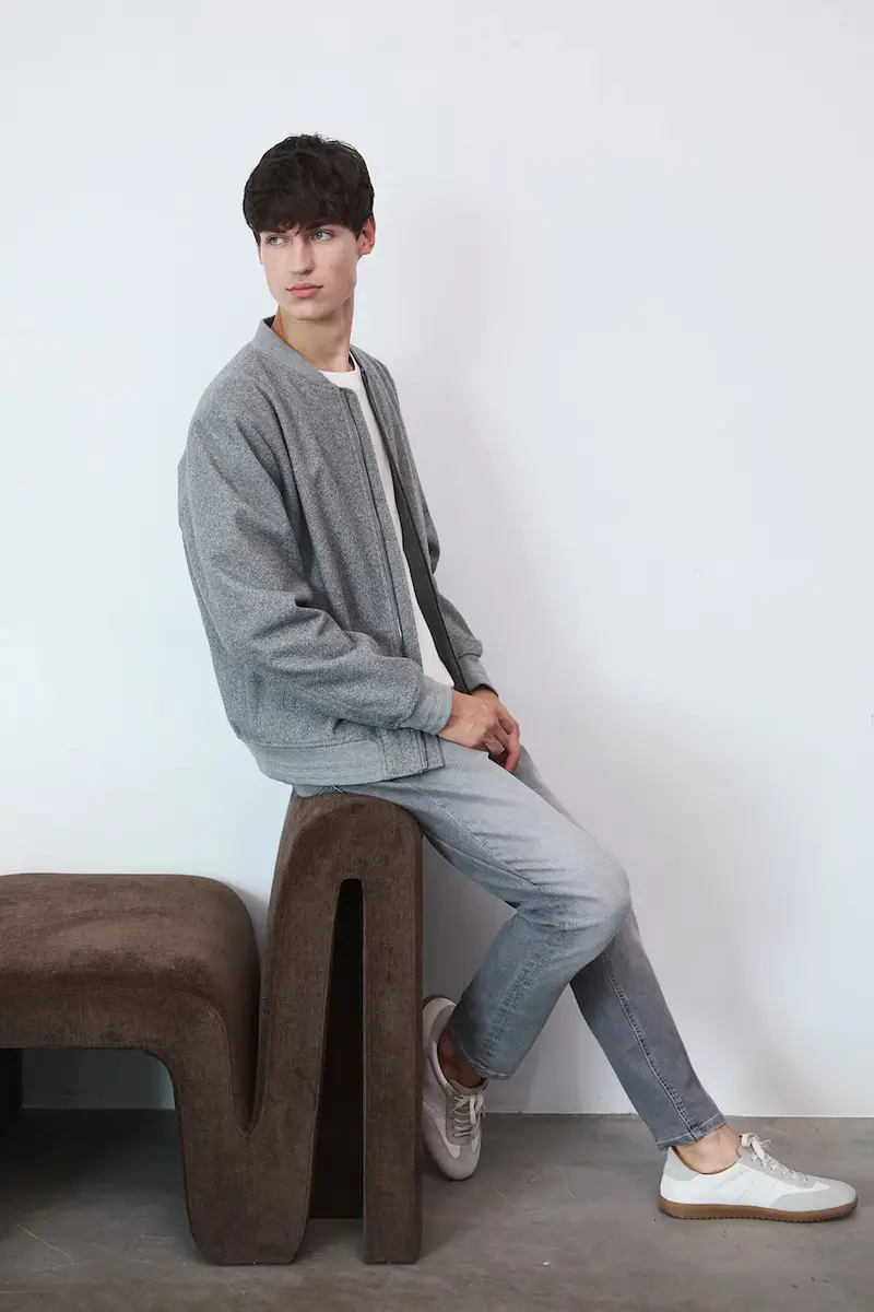 Medicine giacca bomber uomo colore grigio