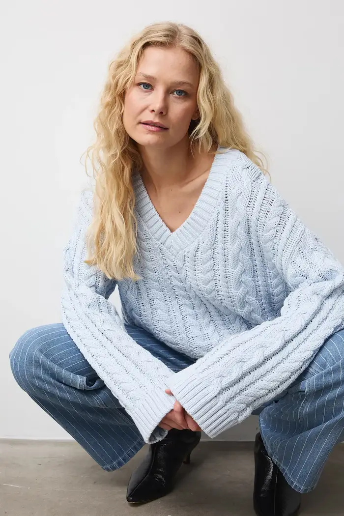 Medicine maglione in cotone Blu