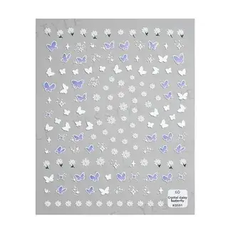 Embossed Nail Stickers K 1 pc