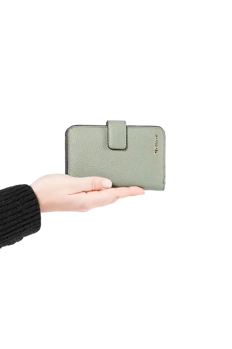 Melluso Portafogli donna in pelle old green cp219