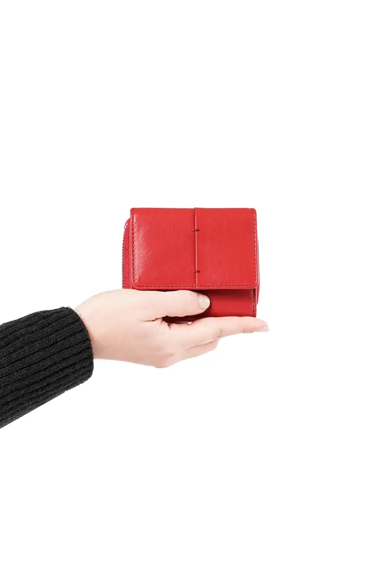 Melluso Portafogli donna in pelle rosso cp712