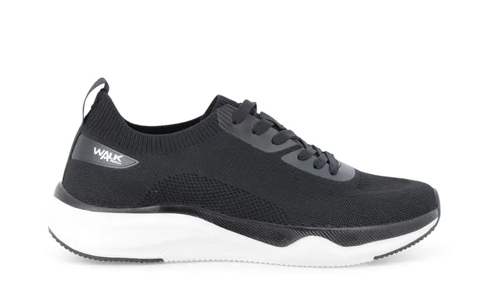 Melluso Sneakers uomo in tessuto elastico nero u93400bk