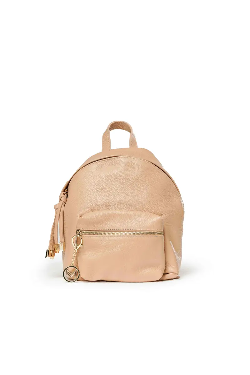 Melluso Zaino donna in pelle nude bor5356