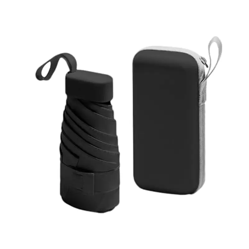 MEMOFYND Mini Ombrello Di Protezione UV, Compatto E Portatile Con Scatola Di Immagazzinaggio Per Donna E Bambini - Sconto 40% Su Dimensione
