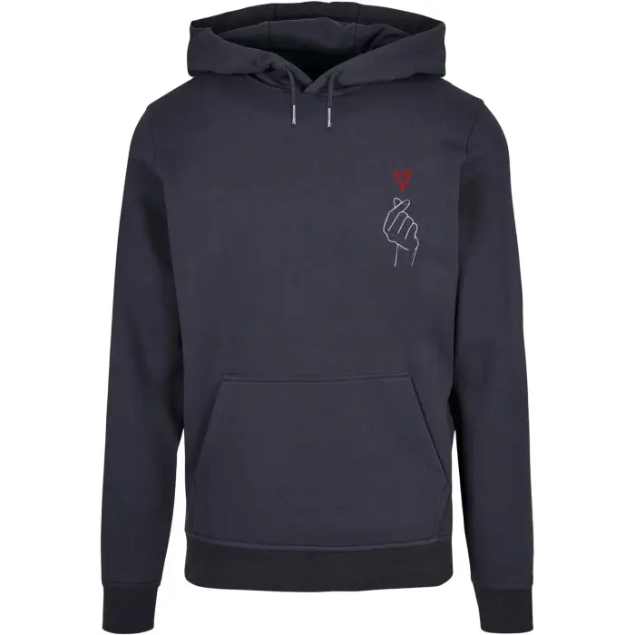 Felpa con cappuccio Merchcode K Heart Basic Bleu