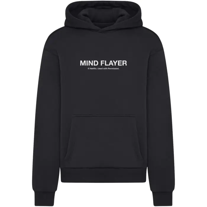 Felpa con cappuccio Merchcode Stranger Things Mindflayer Fluffy Noir