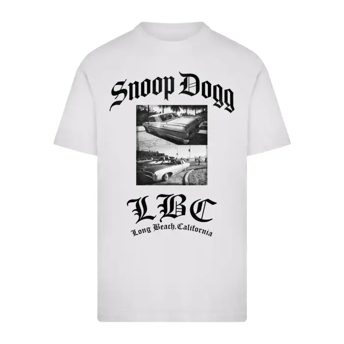 Merchcode T-shirt Snoop Dogg Long Beach California Blanc