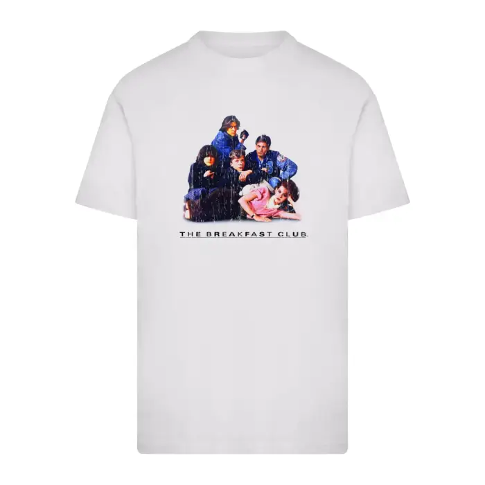 Merchcode T-shirt The Breakfast Club Poster Blanc