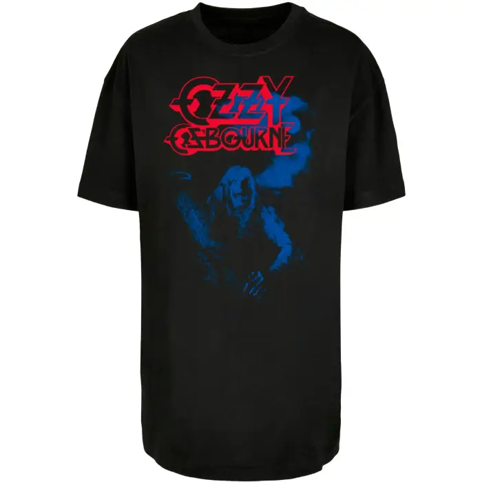 Merchcode T-shirt oversize da donna Ozzy Osbourne - Bark At The Moon Noir