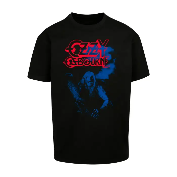 Merchcode T-shirt oversize spesso Ozzy Osbourne - Bark At The Moon Noir