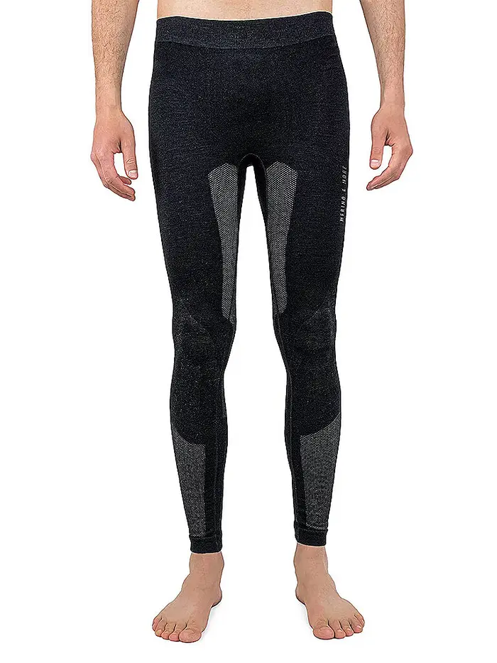 Intimo termico lungo da uomo nero | XL