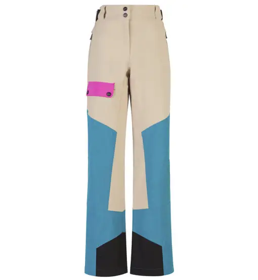 Meru Cevedale Print W - pantaloni da sci - donna Beige