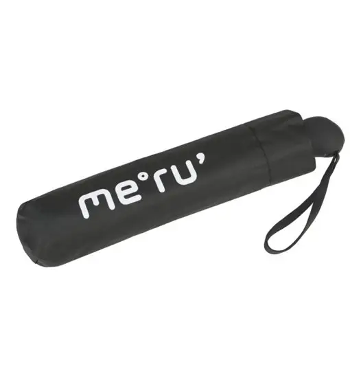 Meru Folding Umbrella - ombrello tascabile Black