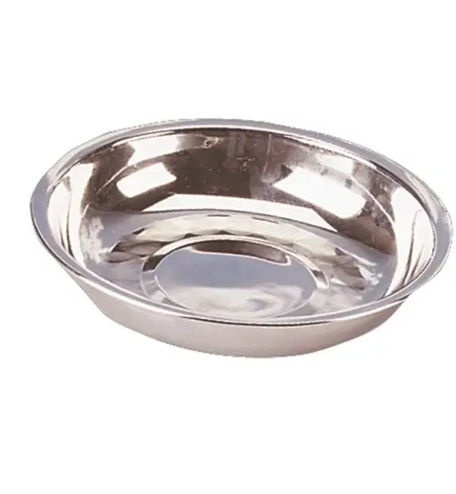 Meru Stainless Steel Plate 22,5 cm - stoviglie campeggio