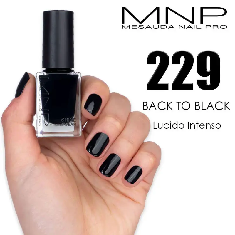 Mesauda MNP 10 ML SHINE N'WEAR - 229 - Back to Black